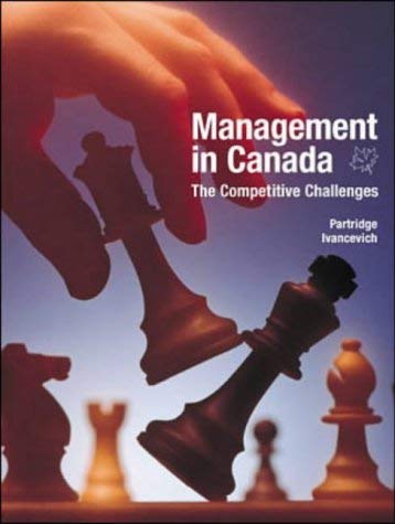 Management: The Competitive Challenges (9780075607663) by Partridge