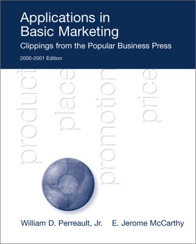9780075610311: Applications in Basic Marketing 2000-2001