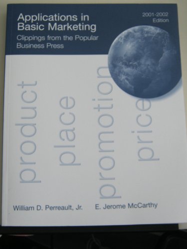 Beispielbild fr Applications in Basic Marketing, 2001-2002: Clippings from the Popular Business Press zum Verkauf von Goodwill Books