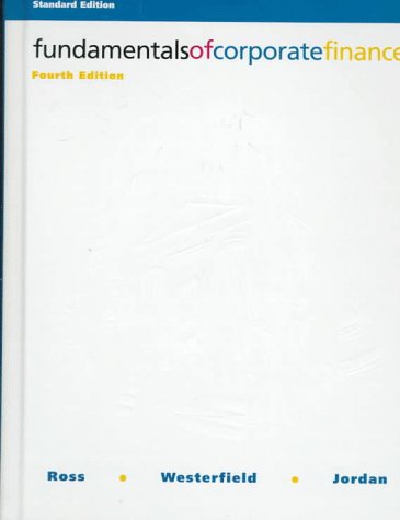 Beispielbild fr Fundamentals of Corporate Finance (Irwin/Mcgraw-Hill Series in Finance) zum Verkauf von Goodwill Books