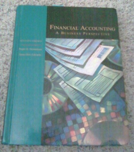 9780075616825: Financial Accounting: A Business Perspective (The Irwin/McGraw-Hill series in principles of accounting)