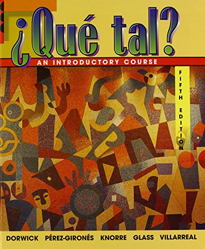 9780075619543: Que Tal: An Introductory Course