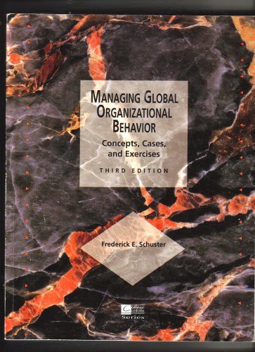 Beispielbild fr Managing Global Organizational Behavior zum Verkauf von Wonder Book