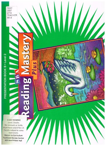 

Reading Mastery Plus: Presentation Book B Level 2 by WrightGroup/McGraw-Hill (2001-05-03)