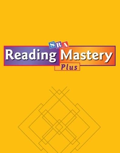 

Reading Mastery Plus Grade 5, Textbook a (reading Mastery Level V)