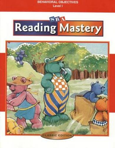 Stock image for Reading Mastery Classic Level 1, Behavioral Objectives for sale by GreatBookPrices