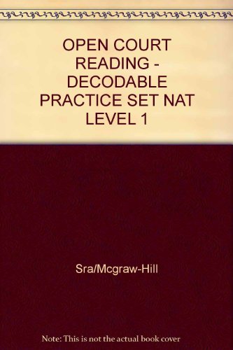 Nat: Decodable Practice Set Level 1 (Open Court Reading) (9780075694212) by WrightGroup/McGraw-Hill