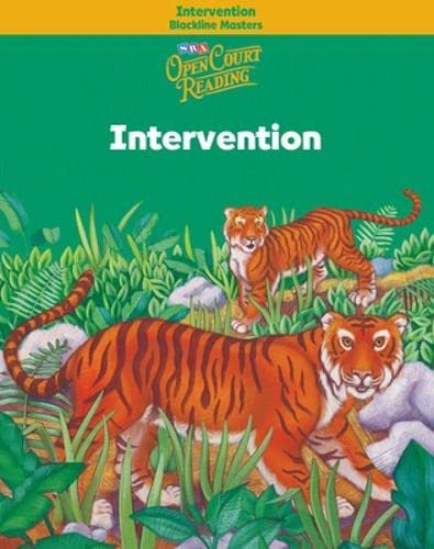 

Open Court Reading - Intervention Blackline Masters - Grade 2