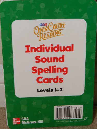 Stock image for Open Court Reading 2002 Sound/Spelling Individual Cards - Levels 1-3, Additional Resources, Grade 3 for sale by ZBK Books