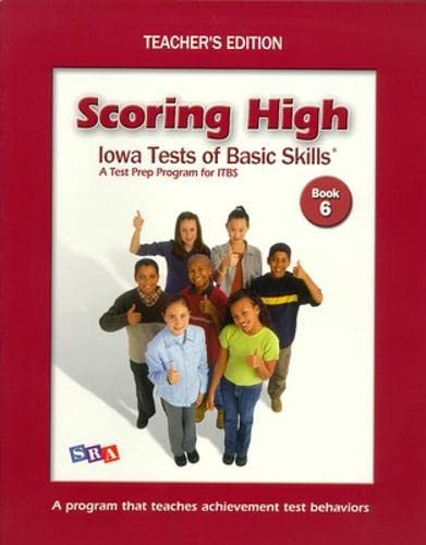 Stock image for Scoring High on Itbs: Teacher Edition Grade 6 for sale by Jenson Books Inc