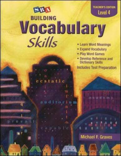 9780075796251: Building Vocabulary Skills A - Teacher's Edition - Level 4