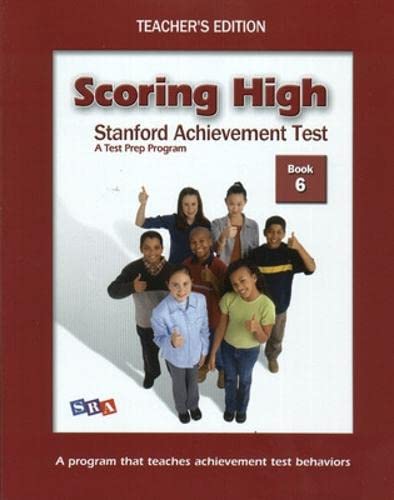 9780075840916: Scoring High: Stanford Achievement Test, Book 6, Teacher's Edition