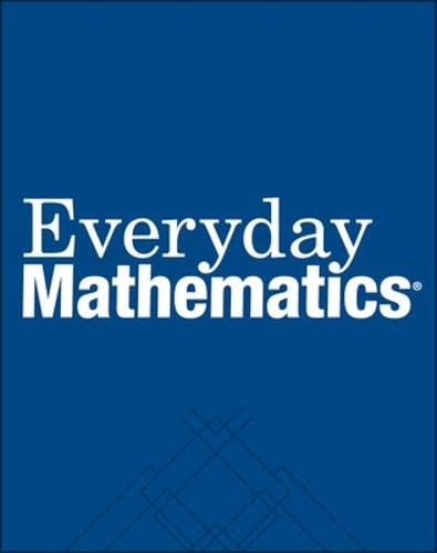 9780075844419: Everyday Mathematics: Student Math Journal 1