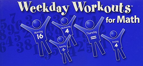 9780076002375: Weekday Workouts for Math, Student Booklet Grade 4