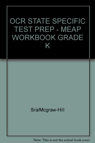 OCR State Specific Test Prep: Meap Workbook Grade K (9780076002948) by WrightGroup/McGraw-Hill
