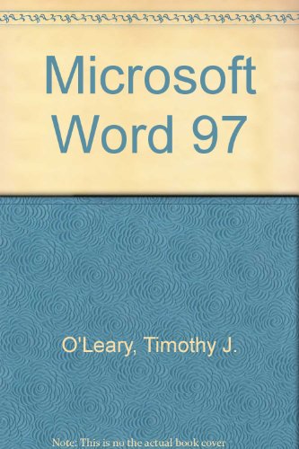 9780076015511: Microsoft Word 97