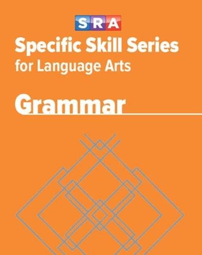 Specific Skill Series for Language Arts - Grammar Book, Level F (SPECIFIC SKILLS LANGUAGE ARTS) (9780076017102) by NONE