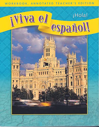 Imagen de archivo de Viva El Espanol ! Workbook,Annotated Teacher's Edition (Viva El Espanol!) ; 9780076028986 ; 0076028984 a la venta por APlus Textbooks