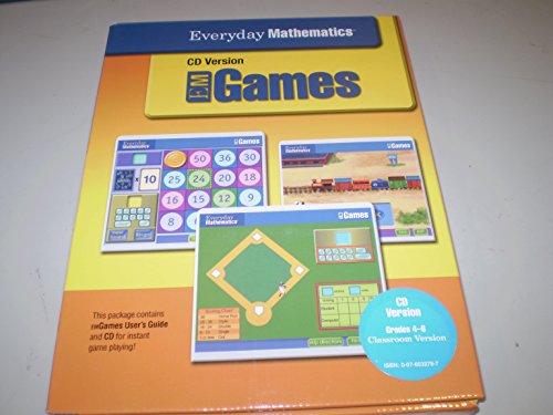 Stock image for Everyday Mathematics, Grades 4-6, Early Childhood CD Class Games Package (EVERYDAY MATH ONLINE GAMES) for sale by Lexington Books Inc