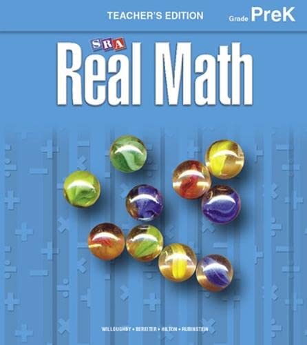 9780076037087: Real Math Building Blocks - Teacher Edition - Pre-K (SRA REAL MATH)