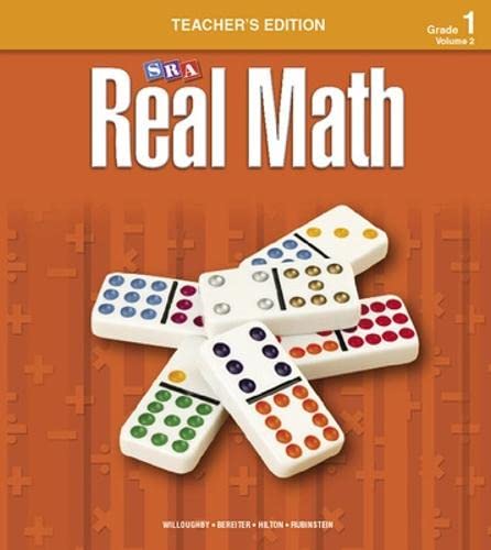 Imagen de archivo de Real Math Teacher's Edition (Volume 2) - Grade 1 (Sra Real Math) ; 9780076037117 ; 0076037118 a la venta por APlus Textbooks