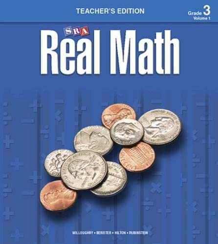 SRA Real Math (Grade 3) Teacher's Ed., Volume 1 (9780076037148) by Stephen S. Willoughby