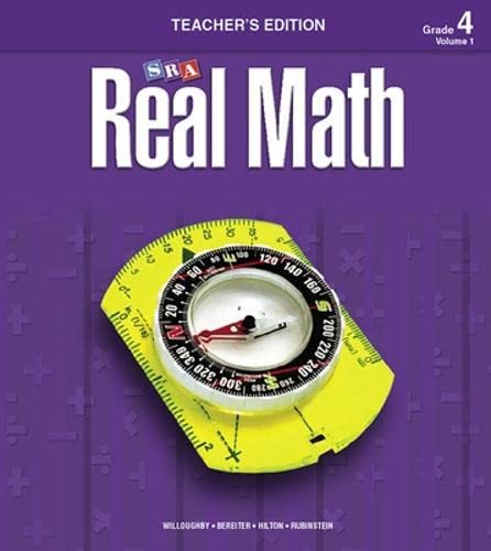 9780076037162: Real Math - Teacher's Edition, Volume 1 - Grade 4 (SRA REAL MATH)