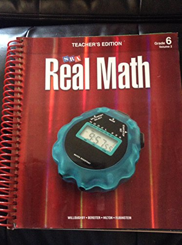 Stock image for SRA Real Math: Teachers Edition, Grade 6, Volume 2 for sale by Solr Books