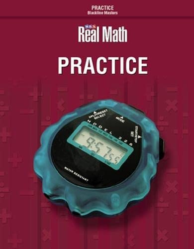 Imagen de archivo de Real Math - Practice Blackline Master - Grade 6 (SRA REAL MATH) a la venta por Solr Books