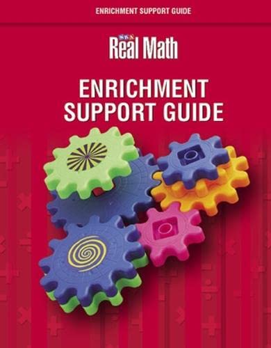 9780076037490: Real Math Enrichment Support Guide, Grade K (SRA REAL MATH)