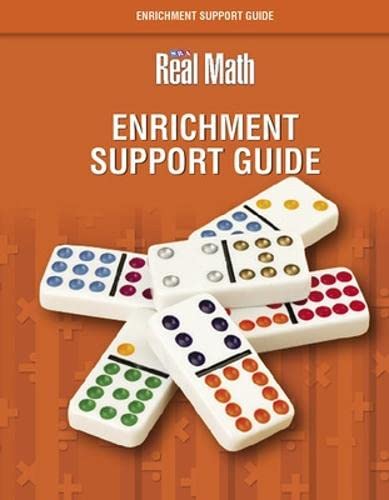 Imagen de archivo de Real Math Enrichment Support Guide - Grade 1 (SRA REAL MATH) a la venta por Wonder Book