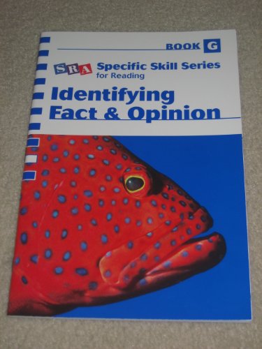 Beispielbild fr Specific Skill Series Book G: Identifying Fact & Opinion zum Verkauf von HPB-Red