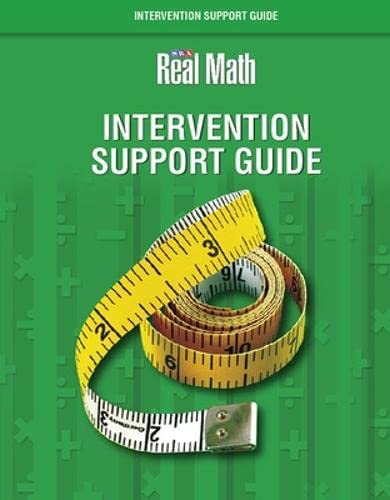 9780076043590: Real Math Intervention Support Guide - Grade 2 (SRA REAL MATH)