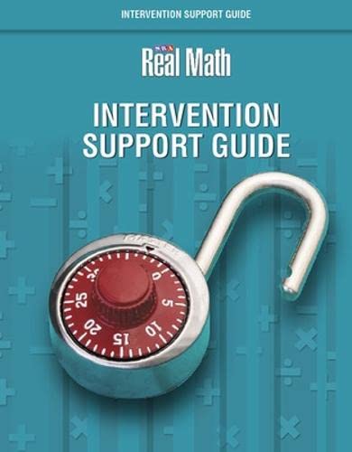 Imagen de archivo de Real Math Intervention Support Guide for SRA Real Math Grade 5 a la venta por Green Street Books