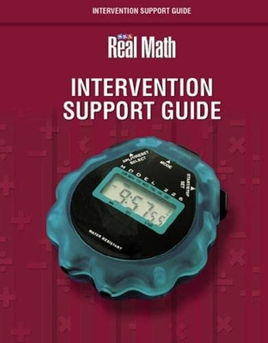 9780076043637: Real Math - Intervention Support Guide- Grade 6 (SRA REAL MATH)