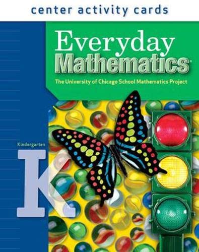 Stock image for Everyday Mathematics, Grade K, Center Activity Cards for sale by HPB-Red