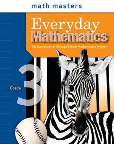 Imagen de archivo de Everyday Mathematics: Math Masters, Grade 3 (EM Staff Development) by Max Bell (2006-10-01) a la venta por Goodwill of Colorado