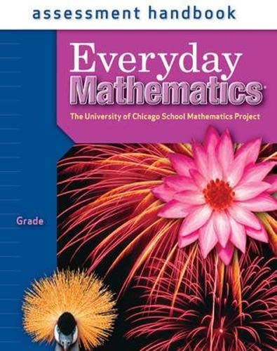 Stock image for Everyday Mathematics Assessment Handbook, Grade 4 (University of Chicago School Mathematics Project) for sale by HPB-Red