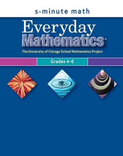 Beispielbild fr Everyday Mathematics: 5-Minute Math, Grades 4-6 zum Verkauf von Ergodebooks