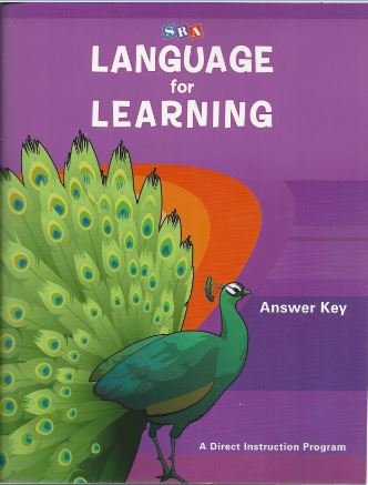 Imagen de archivo de Language for Learning Answer Key a la venta por SecondSale