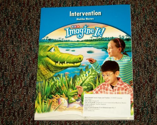 Stock image for Imagine It!, Intervention Blackline Masters, Grade 3 ; 9780076104321 ; 007610432X for sale by APlus Textbooks
