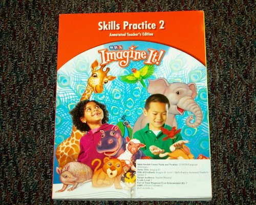 Beispielbild fr Skills Practice 2, Annotated Teacher's Edition, Level 1, Book 2 (SRA Imagine It!) zum Verkauf von HPB-Red