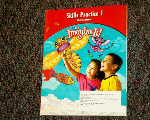 Stock image for Grade K Skills Practice 1, Blackline Masters (SRA Imagine It!) for sale by a2zbooks