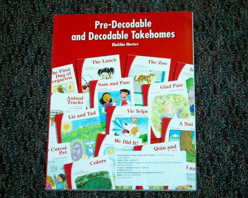 Stock image for Pre-decodable and Decodable Takehomes Blackline Masters Level K (SRA Imagine It!) for sale by SecondSale