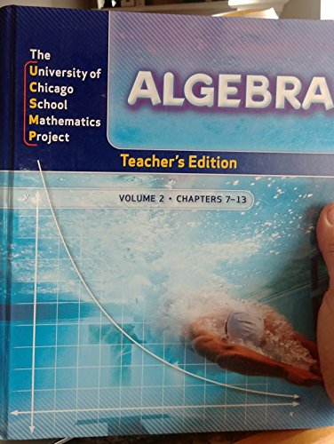 Stock image for Algebra: Teacher's Edition Volume 2 for sale by ThriftBooks-Atlanta