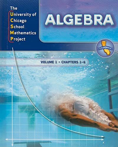 Algebra, Volume 1: Chapters 1-6 (9780076110339) by Brown, Professor Susan; Breunlin, R James; Wiltjer, Mary H; Degner, Katherine M; Eddins, Susan K; Edwards, Michael Todd
