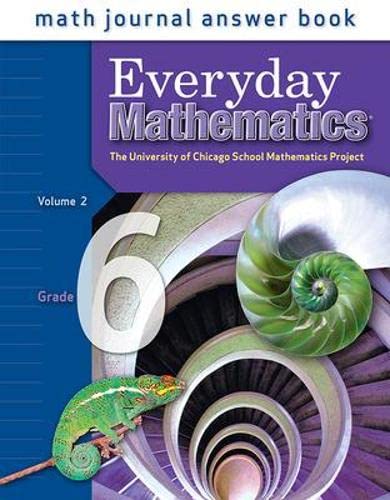 Stock image for Everyday Mathematics: Math Journal Answer Book, Grade 6, Vol. 2 for sale by The Book Cellar, LLC