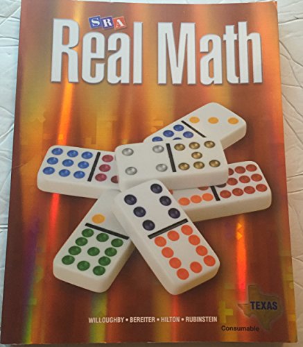 Imagen de archivo de SRA Real Math Texas Student Edition Grade 1 a la venta por HPB-Red