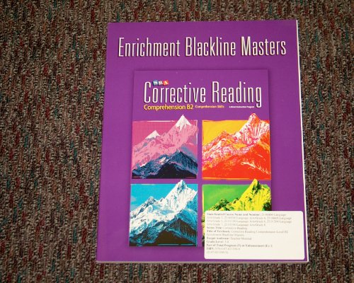 Stock image for Corrective Reading Comprehension Level B2, Enrichment Blackline Master (CORRECTIVE READING DECODING SERIES) for sale by Booksavers of MD