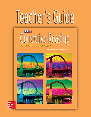 9780076112074: Corrective Reading Decoding Level A, Teacher Guide (CORRECTIVE READING DECODING SERIES)